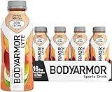 BODYARMOR LYTE Sports Drink Low-Calorie Sports Beverage, Peach Mango, Coconut Water Hydration, Natural Flavors With Vitamins, Potassium-Packed Electrolytes, Perfect For Athletes, 16 Fl Oz (Pack of 12)