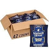 Maxwell House Master Blend Medium Roast Ground Coffee (1.25 oz Bags, Pack of 42)