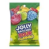 JOLLY RANCHER Gummies Sours Assorted Fruit Flavored Candy Bag, 6.5 oz