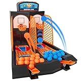 OJYUDD Mini Basketball Game,Tabletop Basketball Game Set,Arcade Basketball Desktop Toys,Basketball Shooting Game,Sports Gifts for Kids