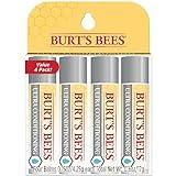 Burt's Bees Ultra Conditioning Moisturizing Lip Balm, Lip Moisturizer Rich in Oils and Butters, Natural Origin Lip Care, 4 Tubes, 0.15 oz.