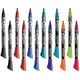 Quartet Dry Erase Markers, Whiteboard Markers, Fine Tip, EnduraGlide, BOLD COLOR, Assorted Classic & Neon Colors, 12 Pack (5001-21M)