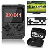 Handheld Game Console for Kids Adults - Electronic Games for Kids with Classical FC Games,Portable Retro Handheld Game Console,3.0Inches LCD Screen,Support for Connecting TV and Two Players(Black)