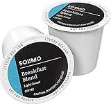 Amazon Brand - Solimo Light Roast Coffee Pods, Breakfast Blend, Compatible with Keurig 2.0 K-Cup Brewers, 100 Count