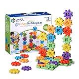 Learning Resources Gears! Gears! Gears! 100-Piece Deluxe Building Set - Ages 3+, Preschool Building Sets, Gears Toys for Kids, STEM Toys for Toddlers, Construction Toy Set