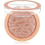 Revolution Beauty, Reloaded Pressed Powder Highlighter, Intensely Pigmented for a High Impact Dewy Finish, Dare To Divulge, 0.22 Oz.