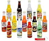 Generic Lester's Fixins Soda | 12 Pack of Unique, Weird, and Unusual Flavors of Food Soda Pop with Real Cane Sugar | 12 oz Glass Bottles in a Mixed 12 Pack Sampler with Crazy Soda Pop Bottle Opener