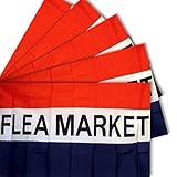 5-pack of NEOPlex "FLEA MARKET" 3' x 5' Flag