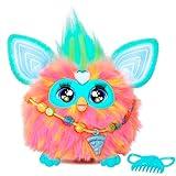 Furby Coral, 15 Fashion Accessories, Interactive Plush Toys for 6 Year Old Girls & Boys & Up, Voice Activated Animatronic