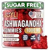 Ashwagandha Gummies for Women & Men - Natural Calm Gummies with Ashwagandha Root Extract Vitamin C Zinc - Ashwagandha Herbal Supplement for Sleep Stress Balance - 60 Vegan Sugar Free Chews