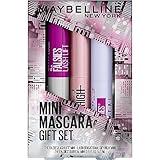 Maybelline Mini Mascara Set - Includes Falsies, Sky High & Lash Lift Mascaras in Blackest Black, 1 Mini Makeup Set