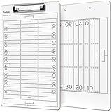 SCRIBBLEDO Football Dry Erase Board for Coaches 15x9 Double Sided Football Whiteboard Coaching Clipboard Equipment Football Accessories The Perfect Coach Gifts