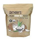 Anthony's Organic Coconut Milk Powder, 1 lb, Gluten Free, Vegan & Dairy Free, Creamer Alternative, Keto Friendly