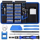 Precision Screwdriver Set, Unamela 139 in 1 Computer Repair Tool Kit, Magnetic Screwdriver Kit with 120 Bits Compatible for PC Building, Laptop, MacBook, Tablet, iPhone, PS4, Xbox, Game Console