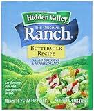 Original Ranch - Buttermilk Recipe - Salad Dressing & Seasoning Mix - Makes 16 FL OZ (473 mL) - Net Wt. 0.4 OZ (11 g) - Pack of 5 Packets