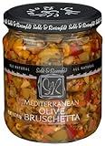 Sable & Rosenfeld Mediterranean Olive Bruschetta - Gluten-Free Green Olive Sandwich Spread with Olive Oil for Muffuletta, Sandwiches, Dips - 16 Ounce