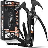 RAK Hammer Multitool BirthdayGifts for Men - Cool Unique Gifts For Men Who Have Everything - Compact DIY Survival Multi Tool - Backpacking & Camping Accessories - Gadget Gifts