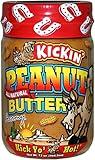 Kickin' Creamy Peanut Butter with Habanero Pepper - 13 Ounces - Premium Gourmet All Natural Spicy Peanut Butter - Perfect Snack Packed with Protein