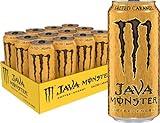 Monster Energy Java Monster Salted Caramel, Coffee + Energy Drink, 15 Fl Oz (Pack of 12)