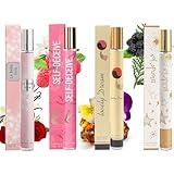 4 Pack Eau de Toilette Spray,Perfumes for Women,Natural Fruity Floral Eau De Parfum,Clean Perfume,Travel Size Perfume Gifts Stocking Stuffers Birthday Gifts Christmas Gifts for Women Teengirls 4x35 ML