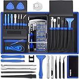 80 IN 1 Professional Computer Repair Tool Kit, Precision Screwdriver Set with 56 Bits, Magnetic screwdriver set Compatible for Laptop, PC, MacBook, Tablet, iPhone, PS4, and Other Electronic Repair