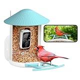 NETVUE Birdfy® Smart Bird Feeder with Camera, Bird Watching Camera, Auto Capture Bird Videos & Motion Detection, Wireless Camera Ideal Present for Bird Lover