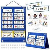 Kasfalci Feelings Chart, Social Emotional Learning Activities,Autism Learning Materials, ADHD Tools,Behavior Management,Anger Management Toys,Calm Down Corner Supplies for Classroom Daycare & Home