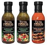 Teta Foods Assorted Selection of Middle Eastern Dressings and Marinades (Fattoush Tawook)