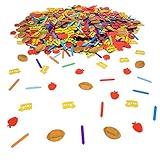 Back to School Theme Confetti for Classroom Pre School, Kindergarten, Office First Day of School 100 Days of School Celebration Decorations