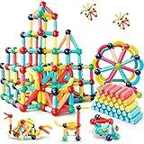 DMOIU Magnetic Building Blocks STEM Educational Toy for Kids Montessori Learning Sticks and Balls,Preschool Sensory Toys for Toddlers, Gift for 3 Year Old Boys & Girls