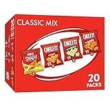 Cheez-It Cheese Crackers, Baked Snack Crackers, Lunch Snacks, Grab n' Go, Variety Pack, 19.1oz Box (20 Packs)