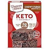 Duncan Hines Keto Friendly Chewy Fudge Brownie Mix, Gluten Free, Zero Sugar Added, 10 oz