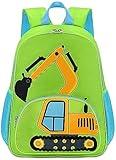 LOIDOU Toddler Backpack Boys 15 Inch Kids Preschool Kindergarten School Backpack Book Bag for Daycare Nursery Travel with Chest Strap，Fits 3 to 8 years old