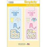 Simplicity 1330 Pants, Booties Blanket, Knit Top, and Body Suit Baby Clothes Sewing Pattern, For Ages 1-18 Months and Sizes 7-24 Pounds