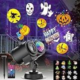 Halloween Christmas Projector Lights Outdoor,15W Brighter HD 16 Patterns Halloween Christmas Lights Outdoor Decorations Holiday Projectors for Outside House