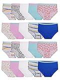 Fruit of the Loom girls Cotton Underwear Multipacks Briefs, 20 Pack - Fashion Assorted, 14 US