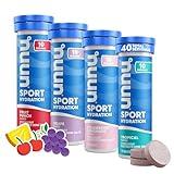 Nuun Sport: Electrolyte Drink Tablets, Juice Box Mixed Box, 4 Tubes (40 Servings), 10 Count (Pack of 4)