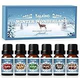 SALKING Winter Scented Essential Oils Gift Set - For Diffusers, Soap & Candle Making