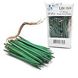 4" Wired Wood Floral Picks 50 Pcs by LifeStyle Channel