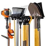 StoreYourBoard BLAT Garage Tool Organizer Wall Mount, Garage Organization and Storage, Shovel & Rake Hangers Garden Yard Tool Rack, Industrial Steel Holds 250 Pounds