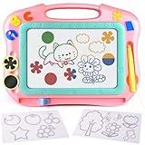 FLY2SKY Magnetic Drawing Board Kids Magnet Drawing Board Travel Size Toddler Toys Sketch Writing Colorful Erasable Sketching Pad Holiday Birthday Gifts Girl Boy Educational Learning Toy