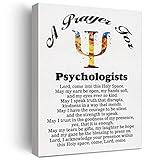 LEXSIVO a Psychologist's Prayer Canvas Home Wall Art Decor Psychologist Gift Painting 11.5x15 Psychology Professionals Poster Framed Ready to Hang