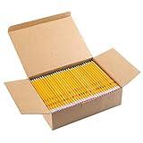 Madisi Wood-Cased #2 HB Pencils, Yellow, Pre-sharpened, Bulk Pack, 320 pencils