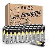 Energizer AA Batteries, Alkaline Power Double A Battery Alkaline, 32 Count