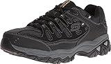 Skechers mens Afterburn M. Fit fashion sneakers, Black, 12 X-Wide US