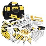 TOPLINE 467-Piece Household Home Tool Sets for Mechanics, 16-Inch Tool Bag with Heavy Duty Home Tool Kit Included, Tool Sets for Men, Tool Kits for Home General Maintenance, Basic Applications