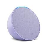 Amazon Echo Pop | Alexa fits in anywhere: bedroom, living room, bathroom, office, and small spaces | Lavender Bloom