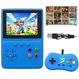 Tihokile Handheld Game Console, Retro Game Console with 500 Classic FC Games 3.5" LCD Screen - Portable Game Player with Rechargeable Battery - Mini Electronic Toy Gift for Boys and Girls