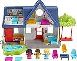 Fisher-Price Little People Toddler Learning Toy Friends Together Play House Set with Smart Stages for Pretend Play Kids Ages 1+ Years​