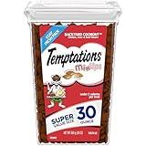 Temptations MixUps Backyard Cookout Flavor Crunchy and Soft Cat Treats, 30 oz. Tub